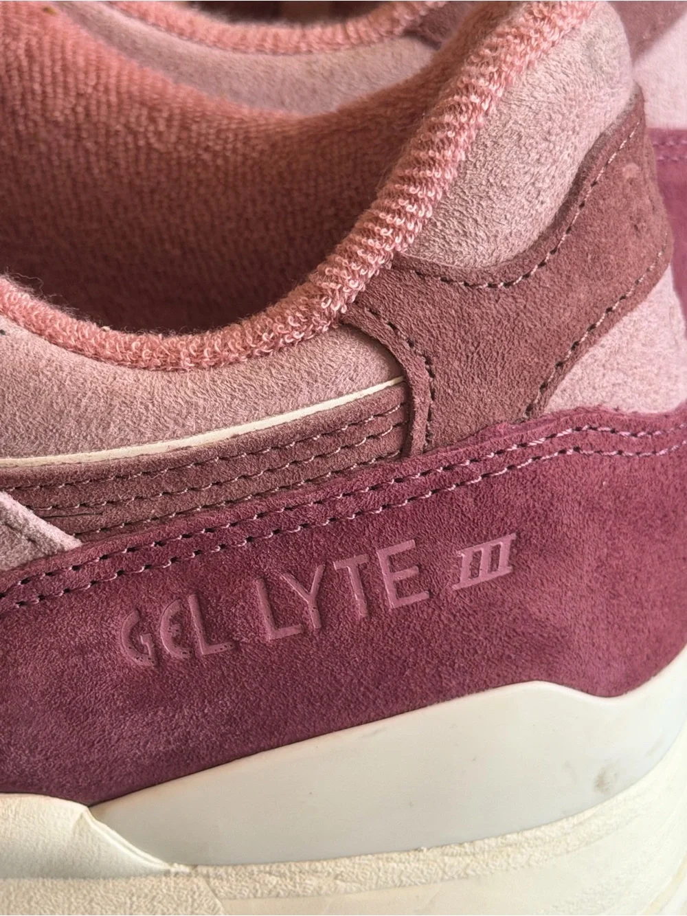Asics suede upper